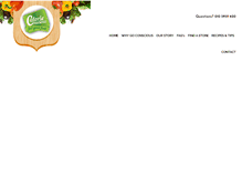 Tablet Screenshot of calorieconscious.co.za